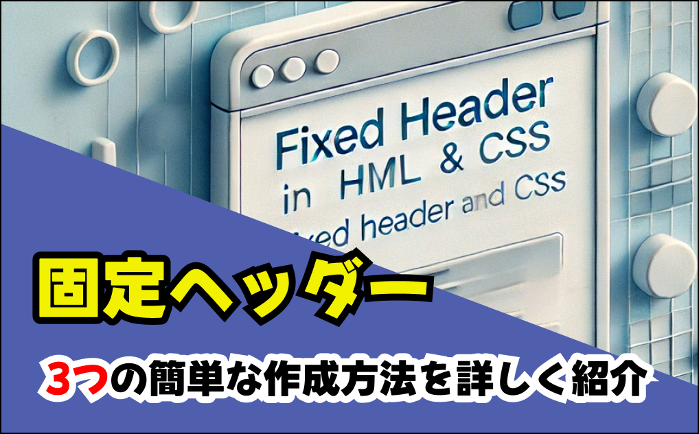 htmlの固定ヘッダーを考える